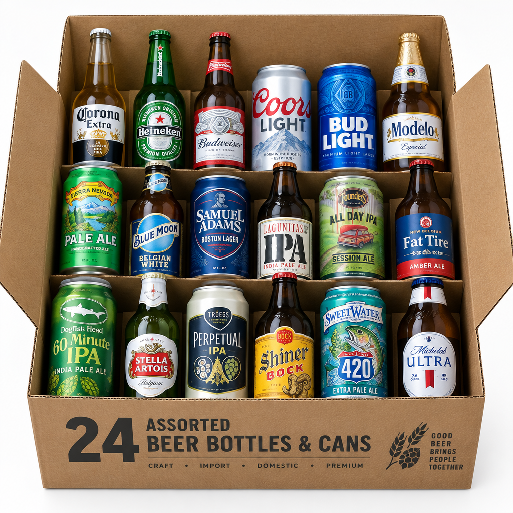 Beer, Assorted (case of 24)