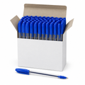 Blue ballpoint pens