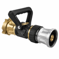 Dual purpose fire hose nozzle