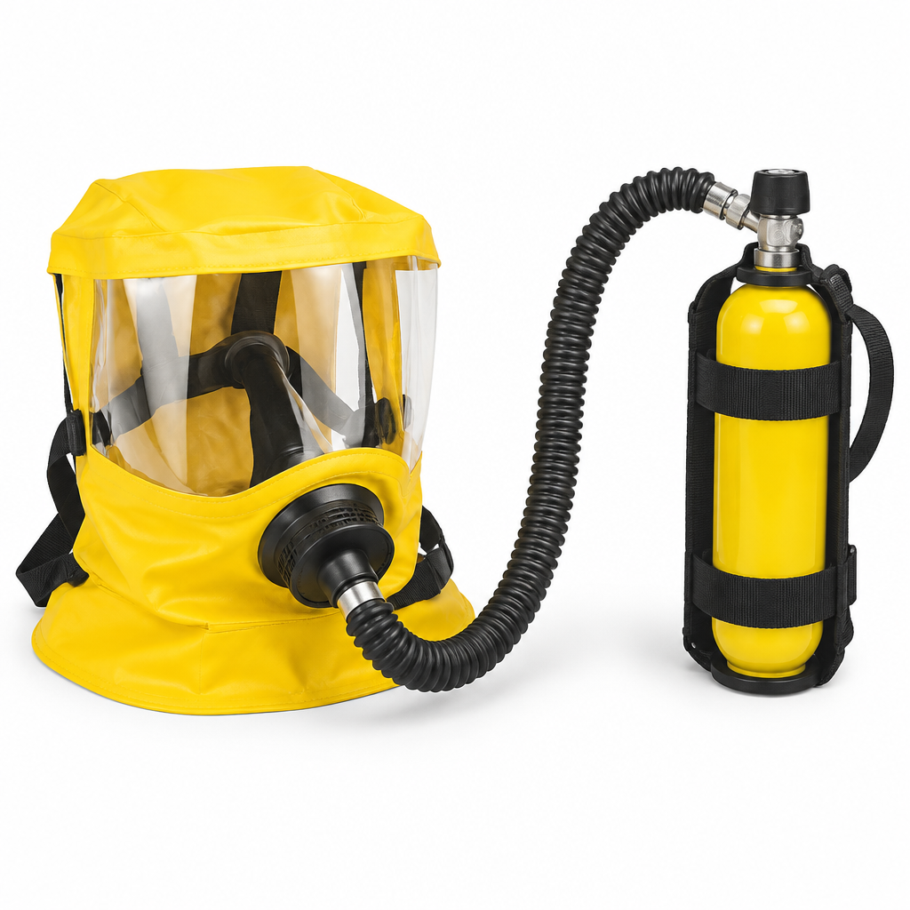 Emergency escape breathing device