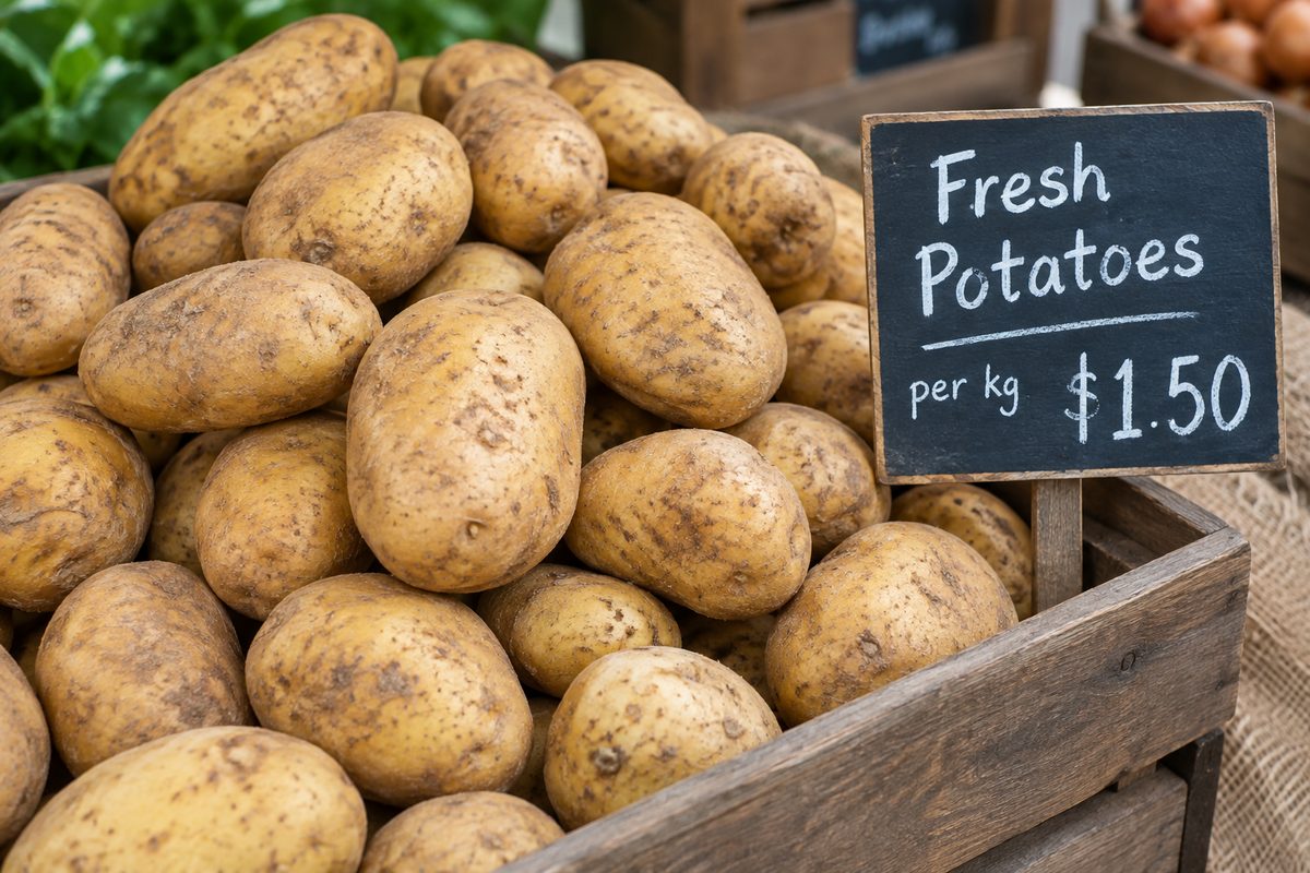 Potatoes, Fresh (per kg)