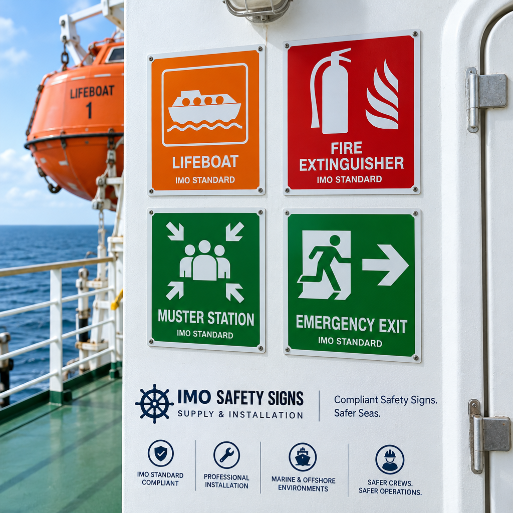 IMO Safety Signs Supply & Installation