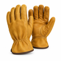 Leather work gloves