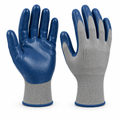 Nitrile-coated work gloves