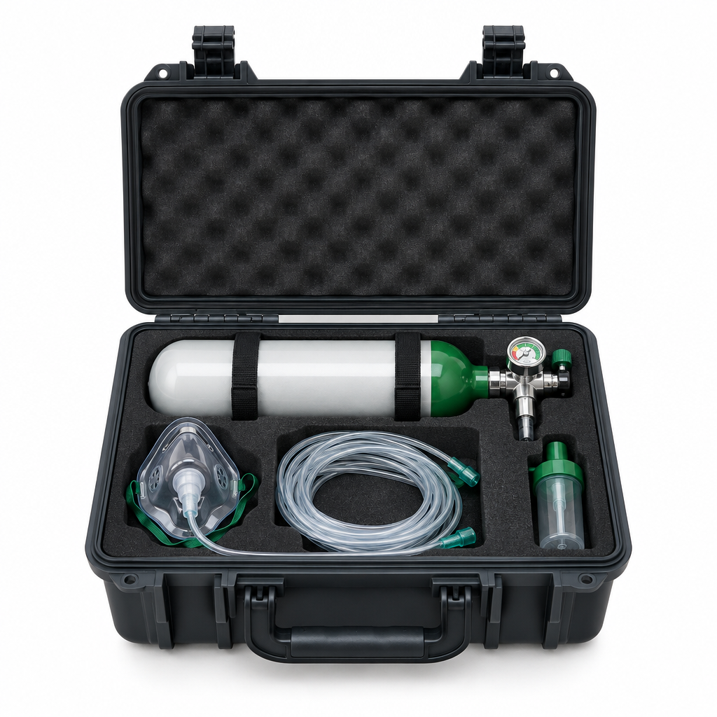 Oxygen resuscitator kit