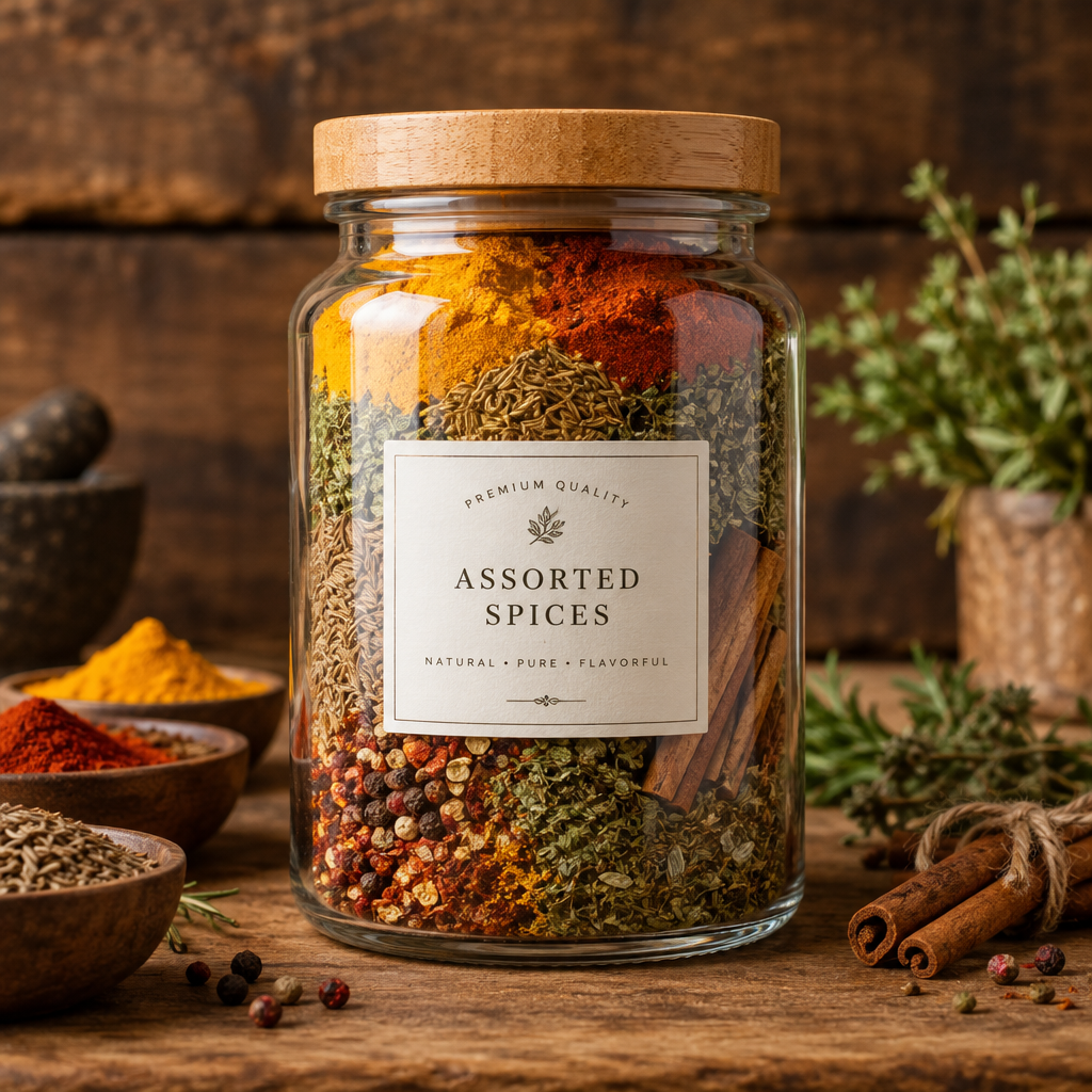 Spices, Assorted (per jar)