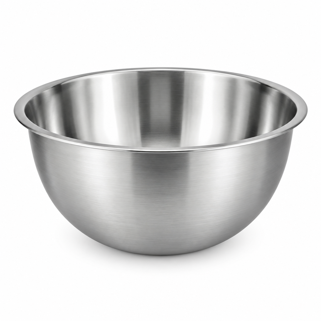 Stainless steel mixing bowl
